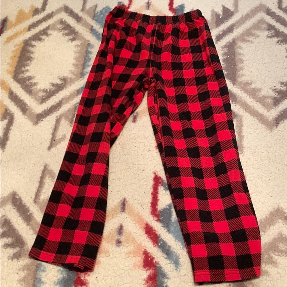 Carter's Red and Black Plaid Pajama Pants